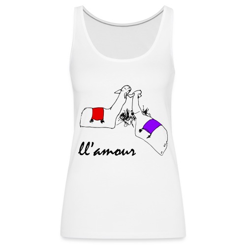 Llamour (color version). - Women's Premium Tank Top