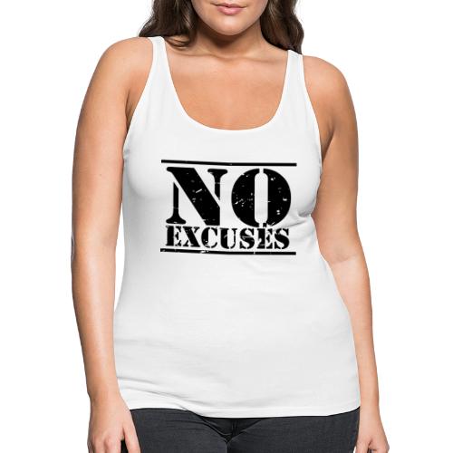 No Excuses training - Women's Premium Tank Top