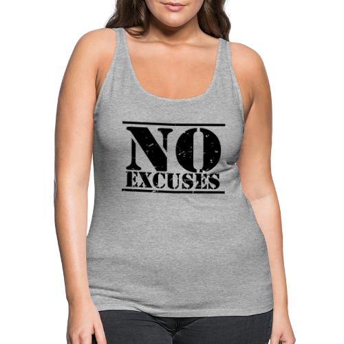 No Excuses training - Women's Premium Tank Top