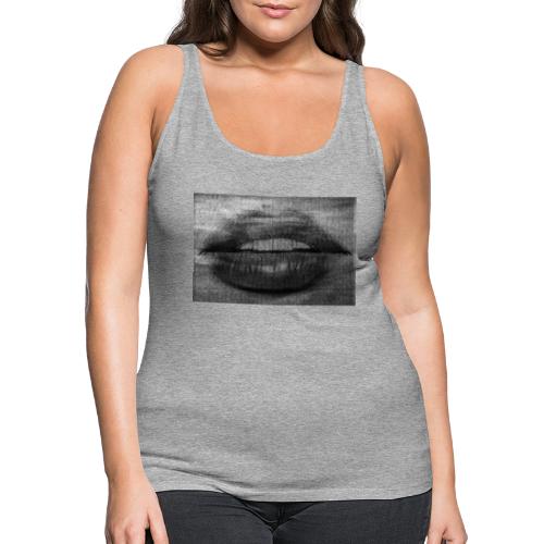 Blurry Lips - Women's Premium Tank Top