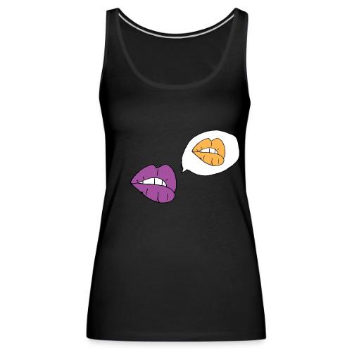Lips - Women's Premium Tank Top
