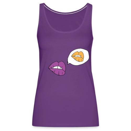 Lips - Women's Premium Tank Top