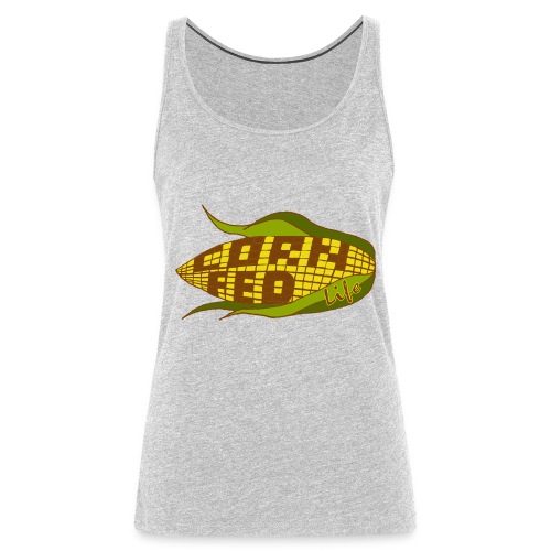 Corn Fed Logo - Women's Premium Tank Top