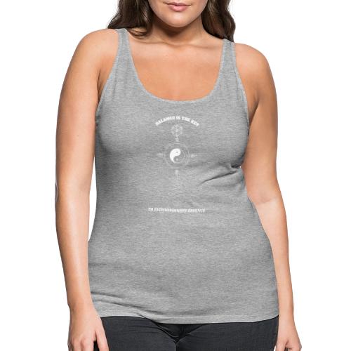 Balance is The Key To Extraordinary Essence - Women's Premium Tank Top