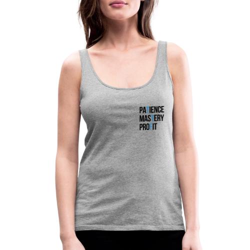Mantra (Black & Blue) - Women's Premium Tank Top