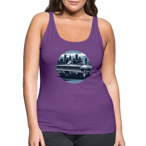 Charger 440 Six Pack - Women's Premium Tank Top