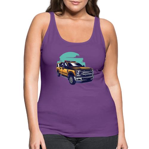 Work Truck - Women's Premium Tank Top