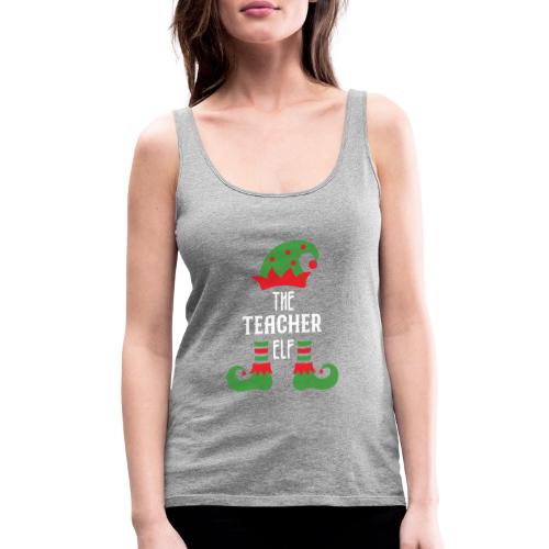 Teacher Elf Family Matching Christmas Group Gift P - Women's Premium Tank Top