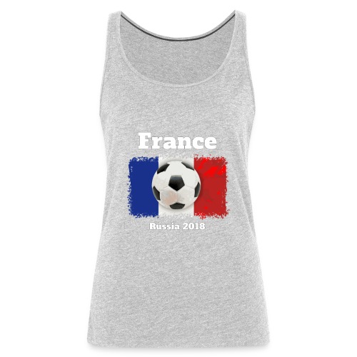 France Football Team Flag France Russia Design. - Women's Premium Tank Top