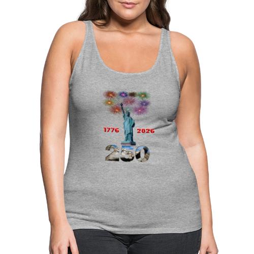 1776 - 2026 | 250 Years USA | Fireworks - Women's Premium Tank Top