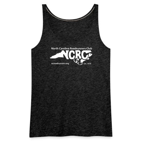 NCRC White Logo1 - Women's Premium Tank Top