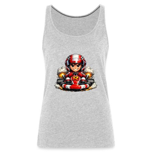 Carcadelogoracerfront - Women's Premium Tank Top