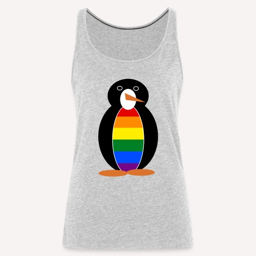 Gay Pride Penguin - Women's Premium Tank Top