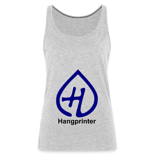 Hangprinter Logo and Text - Women's Premium Tank Top