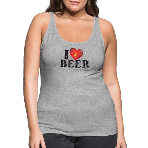 I Love Beer - Women's Premium Tank Top