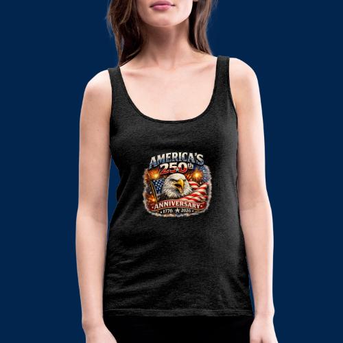 America 250th Anniversary Timeline Design - Women's Premium Tank Top