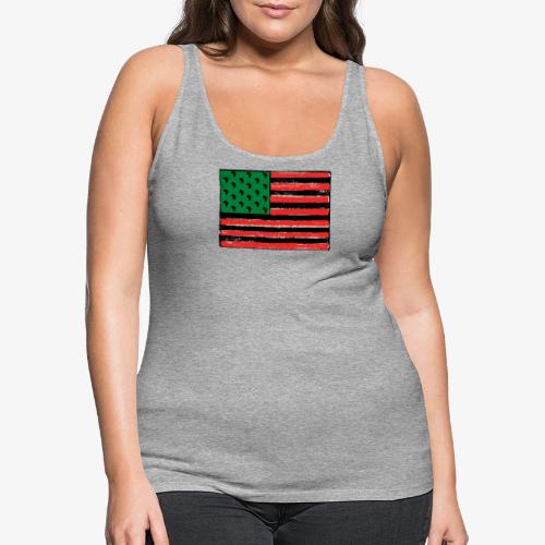Red Green Black Flag - Women's Premium Tank Top