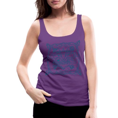 Revelation Lamb Blue - Women's Premium Tank Top