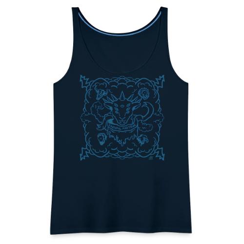 Revelation Lamb Blue - Women's Premium Tank Top