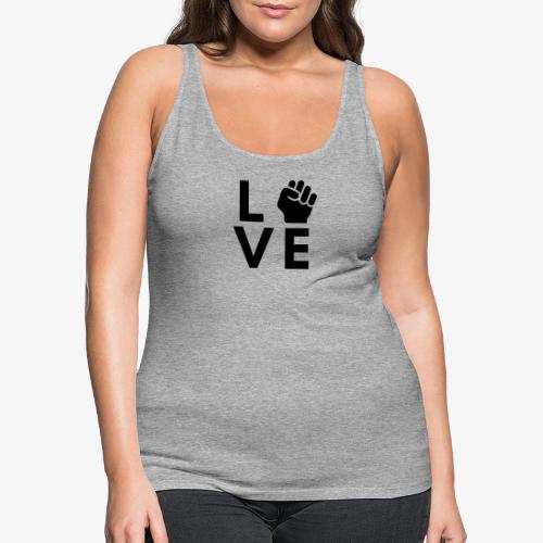 Black Fist Love - Women's Premium Tank Top