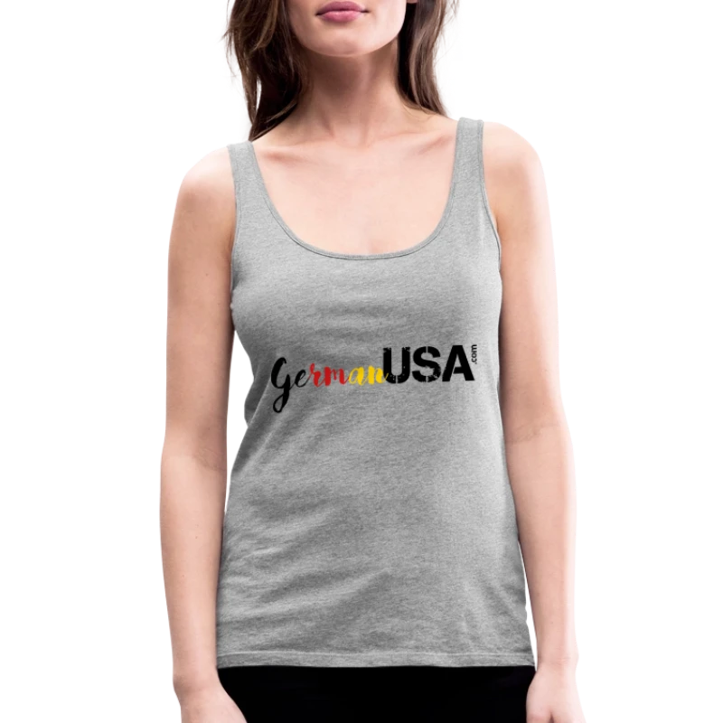 Shirts German USA Logo - Women's Premium Tank Top
