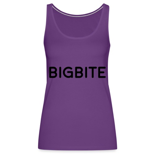 BIGBITE logo red (USE) - Women's Premium Tank Top
