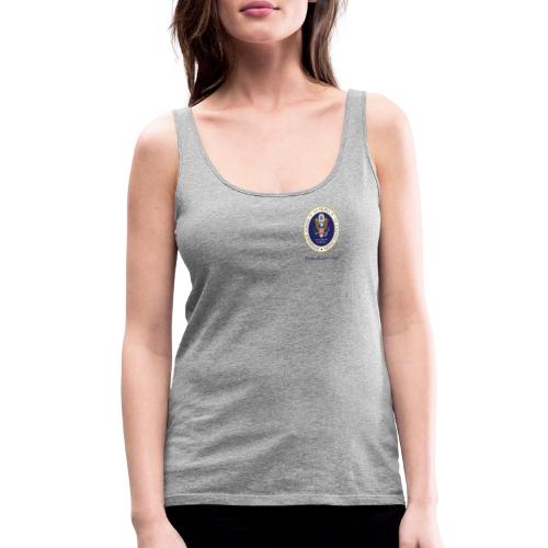The People's Seal with blue url - Women's Premium Tank Top