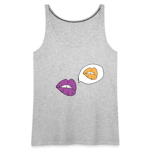 Lips - Women's Premium Tank Top
