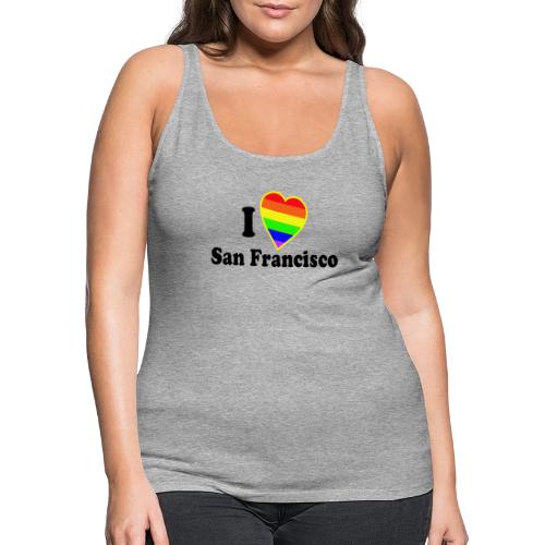 I Love San Francisco - Women's Premium Tank Top
