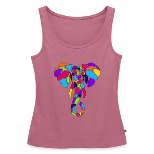 Art Deco elephant - Women's Premium Tank Top