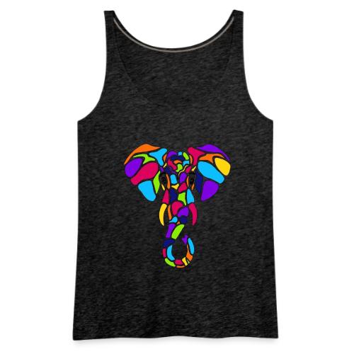 Art Deco elephant - Women's Premium Tank Top