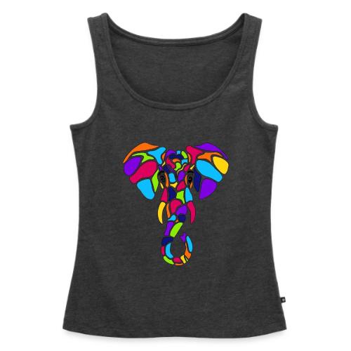 Art Deco elephant - Women's Premium Tank Top