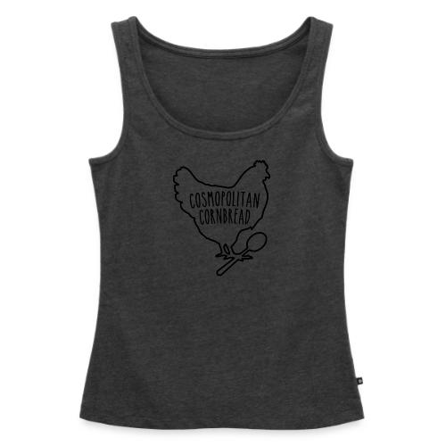 Cosmopolitan Cornbread Hen & Spoon Logo - Women's Premium Tank Top