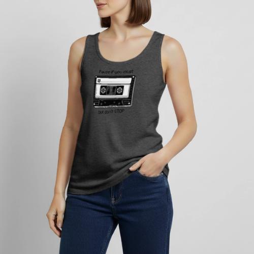 Pause but don't Stop Cassette - Women's Premium Tank Top