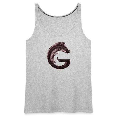 gator transparent BG - Women's Premium Tank Top