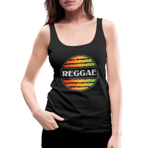 Reggae celebration vibrant rasta music design - Débardeur Premium pour femmes