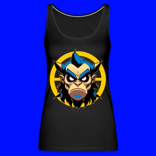 Bad Man With Horns - Women's Premium Tank Top