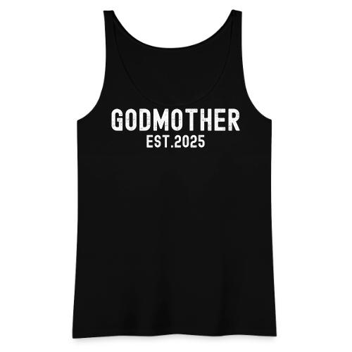 Godmother Est 2025 (distressed font) - Women's Premium Tank Top