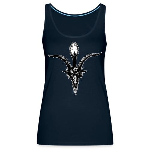 Eliphas Levi's Baphomet Head - Women's Premium Tank Top