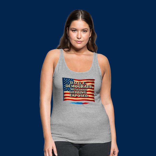 D.O.G.E. American Flag Retro