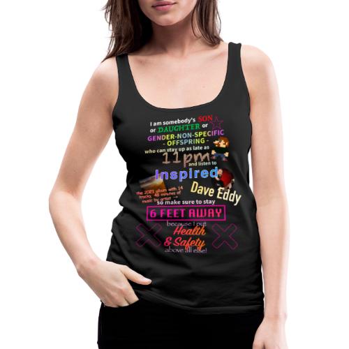 Oddly Specific Dave Eddy Targeted T-Shirt - Women's Premium Tank Top