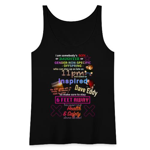 Oddly Specific Dave Eddy Targeted T-Shirt - Women's Premium Tank Top