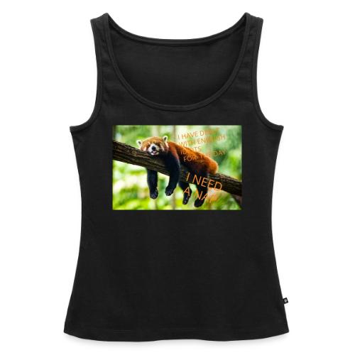 Fox napping meme - Women's Premium Tank Top