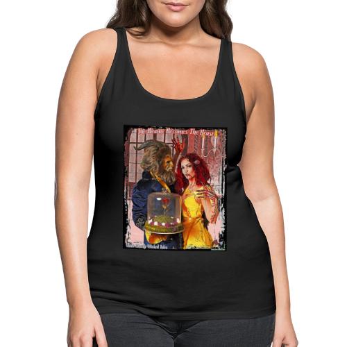 The Beauty Becomes The Beast F01 - Toon Version - Women's Premium Tank Top