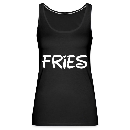 fries with heart - Women's Premium Tank Top