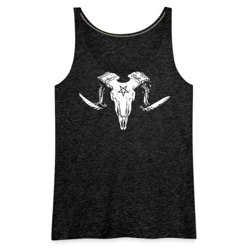 Goat Skull - Women's Premium Tank Top