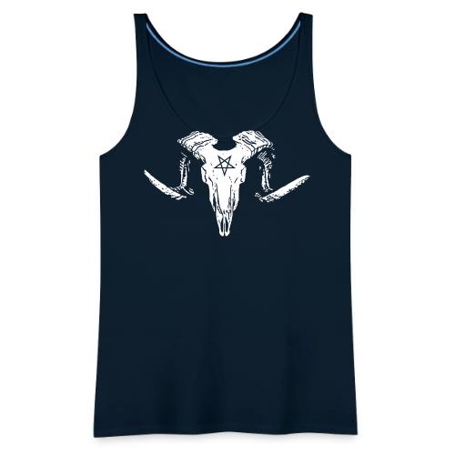 Goat Skull - Women's Premium Tank Top