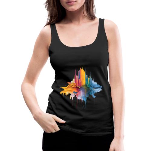 Impasto Spectrum - Women's Premium Tank Top