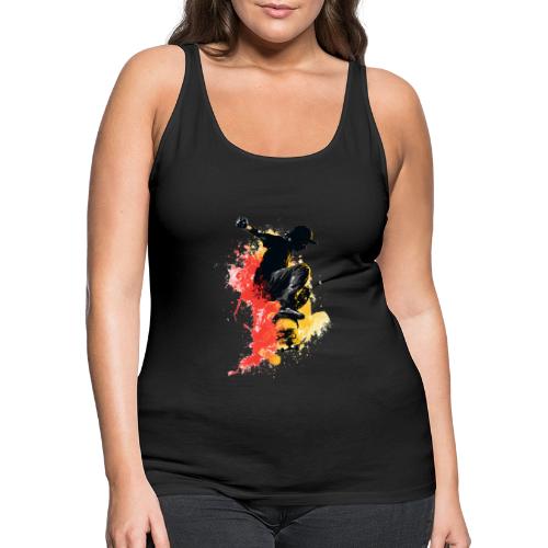 Skateboarding: Splash of Motion - Women's Premium Tank Top