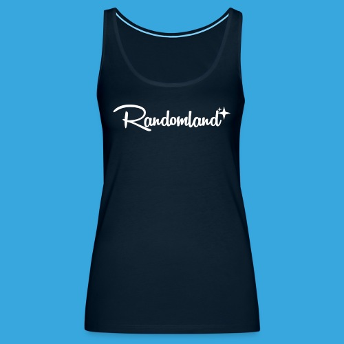 Randomland White Logo - Women's Premium Tank Top
